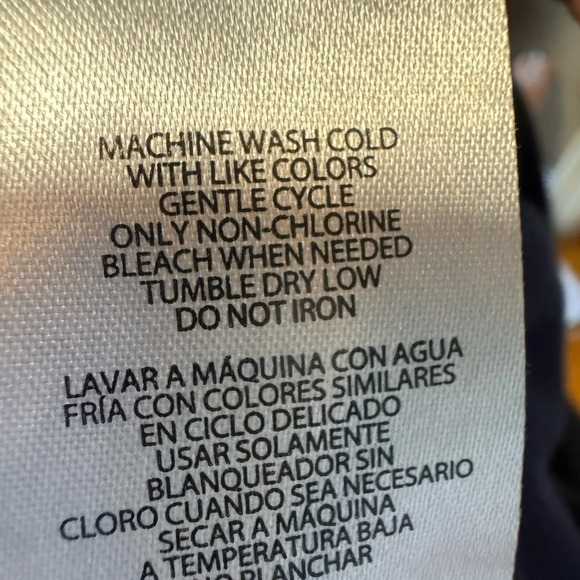 Lands’ End Women's waffle Navy Turtleneck Sweater - Picture 7 of 11